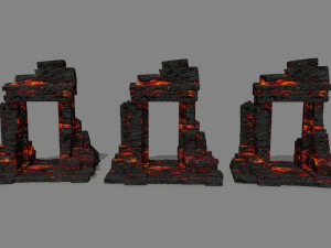 Ruin Gate 3Dモデル