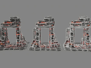 Ruin Gate 3Dモデル