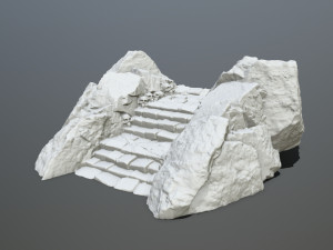 RuinStairsSTL 3D Print Model