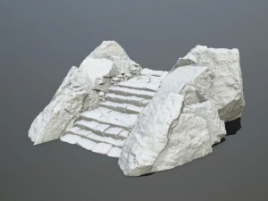 RuinStairsSTL 3D Print Model