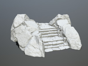 RuinStairsSTL 3D Print Model