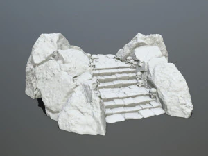 RuinStairsSTL 3D Print Model