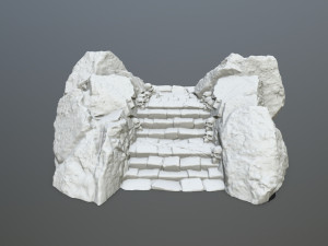RuinStairsSTL 3D Print Model