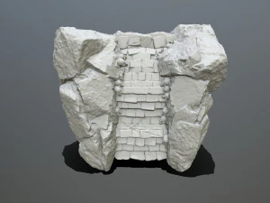 RuinStairsSTL 3D Print Model