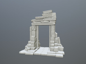 RuinGateSTL 3D 프린트 모델
