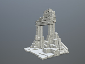 RuinGateSTL 3D Print Model