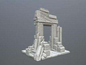 RuinGateSTL 3D Print Model