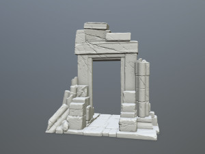 RuinGateSTL 3D Print Model