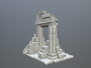 RuinGateSTL 3D Print Model