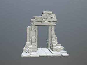 RuinGateSTL 3D Print Model