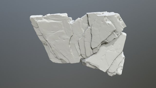 Rock6stl 3D Baskı Modeli .c4d .max .obj .3ds .fbx .stl .blend