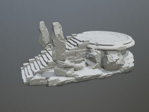 Templestl 3D-printmodel