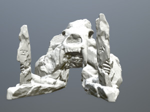 SkullGate2Stl 3D प्रिंट मॉडल