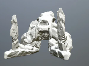 SkullGate2Stl 3D Print Model