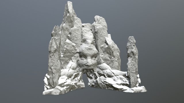 RockGateStl 3D 打印模型 .c4d .max .obj .3ds .fbx .stl .blend 