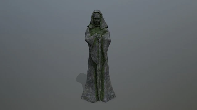 Statue 3D Model .c4d .max .obj .3ds .fbx .stl .blend 