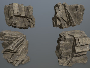 Sea rocks Model 3D
