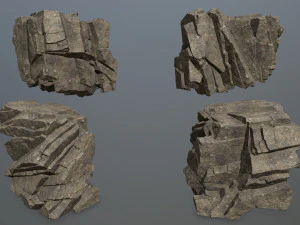 Sea rocks 3D Model