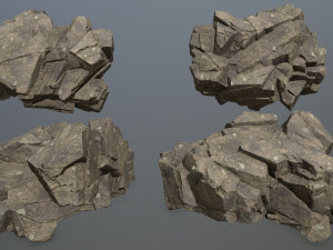 Sea rocks Model 3D