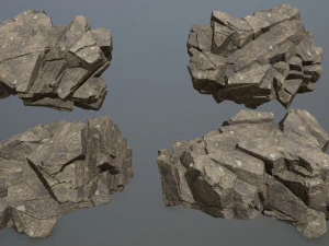 Sea rocks 3D Model
