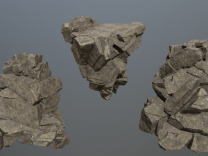 Sea rocks Model 3D