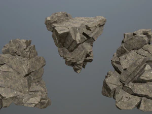 Sea rocks 3D Model