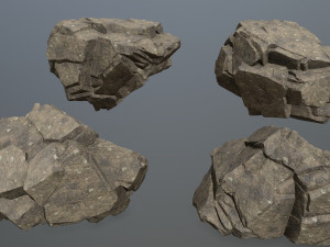 Sea rocks Model 3D