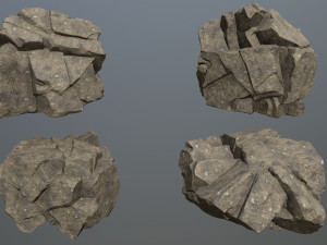 Sea rocks Model 3D