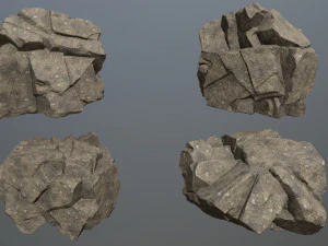 Sea rocks 3D Model