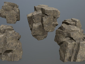 Sea rocks Model 3D
