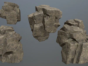 Sea rocks 3D Model