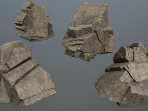 Sea rocks Model 3D