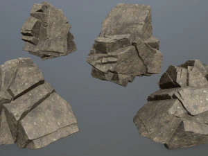 Sea rocks 3D Model