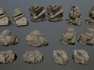 Sea rocks 3D Model