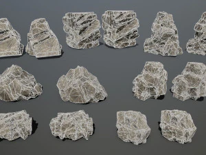 Sea rocks 3D Model