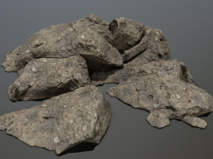Sea rocks Model 3D