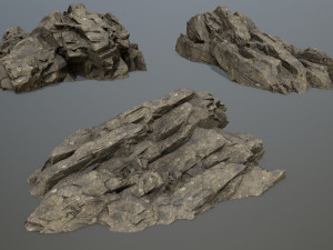 Sea rocks Model 3D