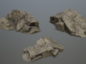 Sea rocks Model 3D