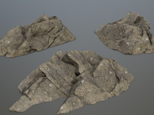 Sea rocks Model 3D