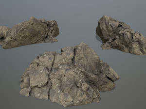 Sea rocks Model 3D