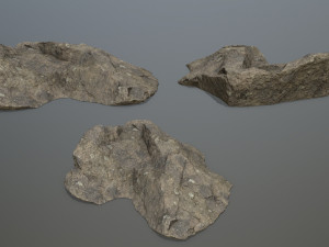 Sea rocks Model 3D