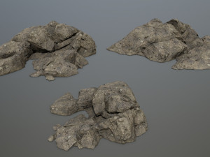 Sea rocks Model 3D