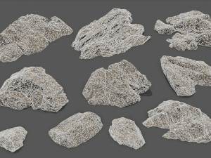 Sea rocks Model 3D