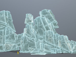 Ice rocks 3D मॉडल