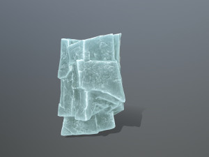 Ice rocks 3D मॉडल