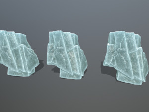 Ice rocks 3D मॉडल