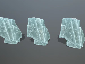 Ice rocks 3D Model