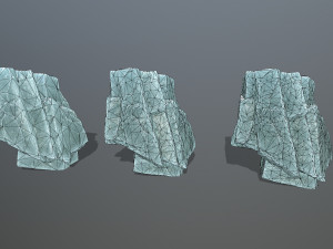 Ice rocks 3D मॉडल