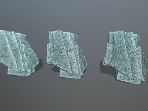 Ice rocks 3D Model