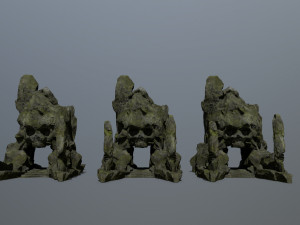 Skull gate Modello 3D